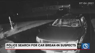 Video: Enfield police search for car break-in suspects