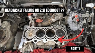A WALKTHROUGH ON REMOVING A 2.3L ECOBOOST CYLINDER HEAD (PART 1)