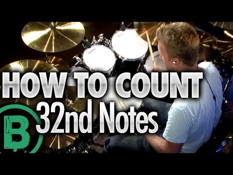 How To Count 32nd Notes - Beginner Drum Lessons