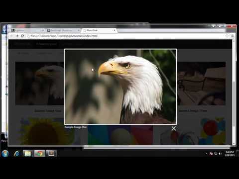 Build a Photo Gallery UI using Bootstrap Part 5
