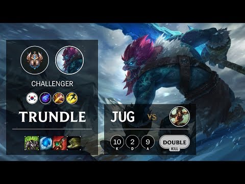 Trundle Jungle vs Nidalee - KR Challenger Patch 10.8