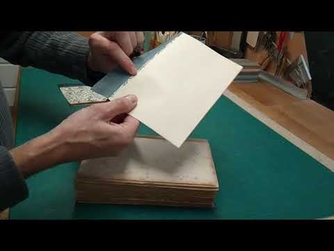 Bookbinding - Leather Jointed Endpapers