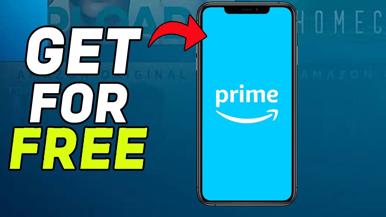 Person watching Amazon Prime Video on their mobile phone for free