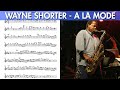 Wayne Shorter's Burning Solo on Alamode (Art Blakey and the Jazz Messengers) Solo Transcription (Bb)