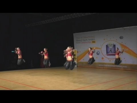 FISAF Int. World Fitness & HHU Championships 2016. Final senior Aerobic Grande: Scarlet Roses (RUS)