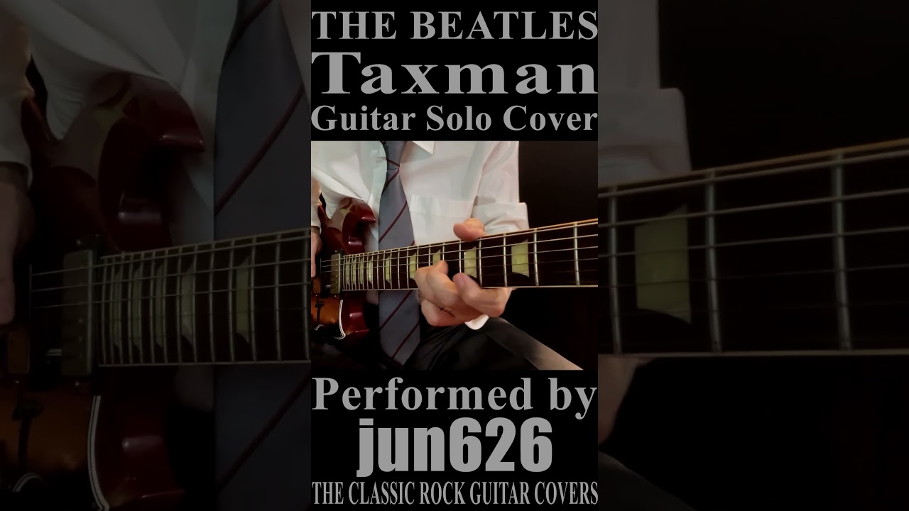 The Beatles - Taxman Guitar Solo Cover #shorts