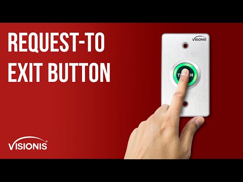 Indoor Push to Exit Button for Door Access Control with LED FEATURES (VIS-7005)