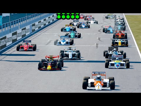 F1 2022 Cars vs F1 1986 Cars at Suzuka GP