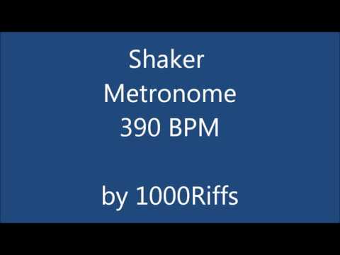 Shaker Metronome 390 BPM - Beats Per Minute