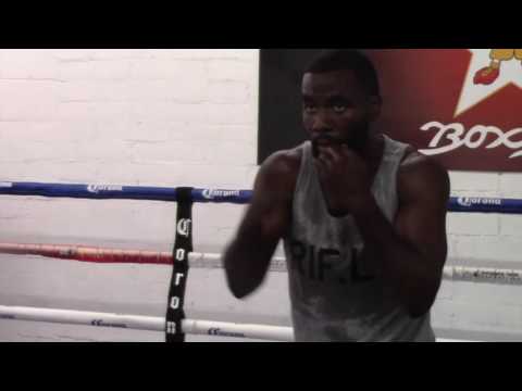 TERRELL GAUSHA - OFFICIAL MEDIA WORKOUT SHADOWBOXING / GAUSHA v MARTINEZ