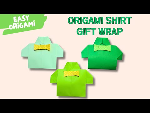 One Paper Gift Box Origami Cute Easy Folding Tutorial