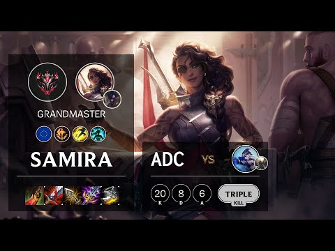 Samira ADC vs Ashe - EUW Grandmaster Patch 10.20