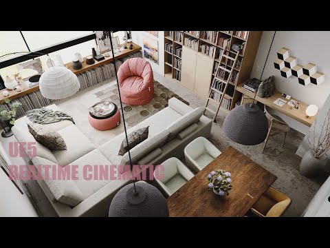 Small apartment Realtime Cinematic (UE5)
