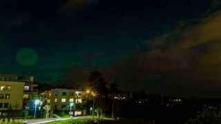 preview picture of video 'Polar light over Heggedal'