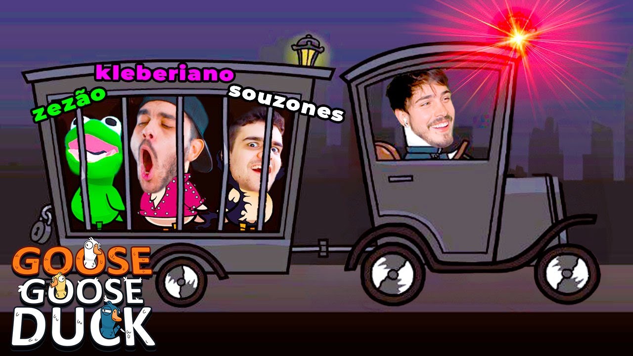 Juntei Kleberiano, Zezão e OS GURI no Goose Goose Duck (e foi incrível)