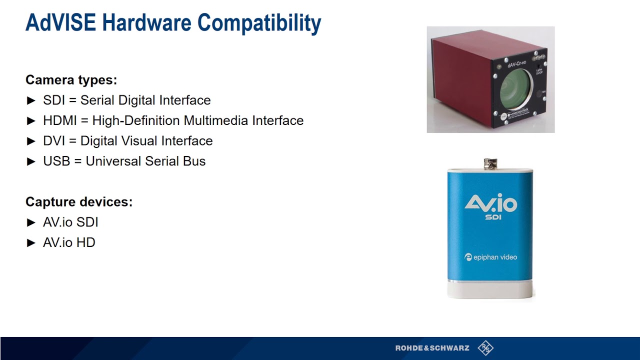 Getting to Know AdVISE: Hardware Compatibility