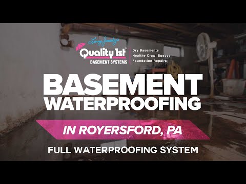 Basement Waterproofing In Royersford, Pennsylvania