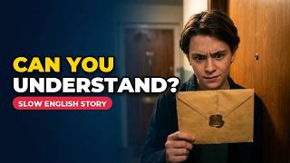 English Listening Practice | The Envelope Next Door | Slow English Story
