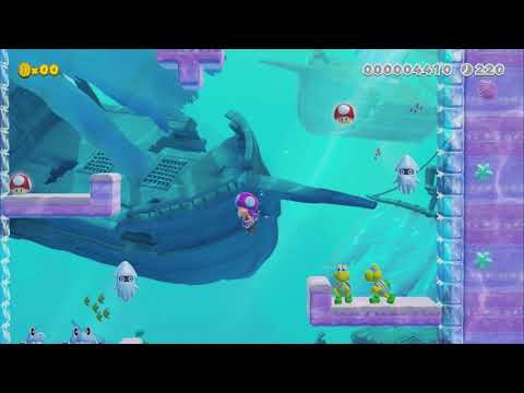 3-1 The sunken city by ROWANMAKER - Super Mario Maker 2 - No Commentary 1bx
