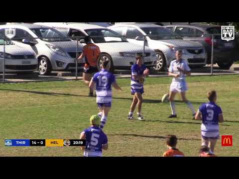 2019 IDRL Under 18s Round 5 Highlights - Thirroul Butchers vs Helensburgh Tigers