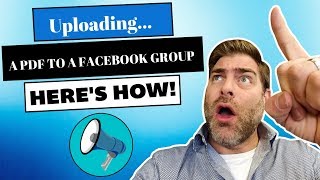 How to upload a PDF to a Facebook Group