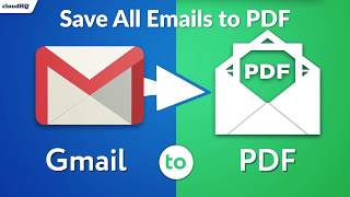 Save Multiple Emails as PDF