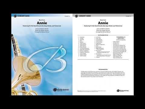 Annie, arr. Michael Kamuf – Score & Sound