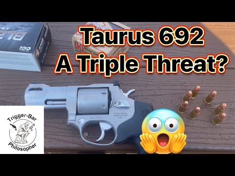 Taurus 692- Triple Threat Revolver 38 Special, 357 Magnum, and 9mm