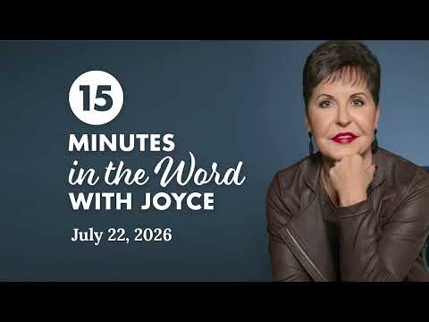 Right and Wrong Mindsets - Pt 3 | 15 Minutes In The Word with Joyce Meyer