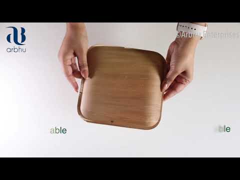 Biodegradable Disposable Areca Palm Leaf Plates 7 inch
