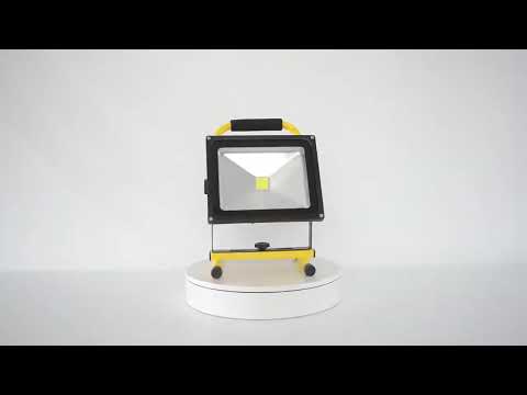 30W IP65 Waterproof COB LED Rechargeable Flood Light