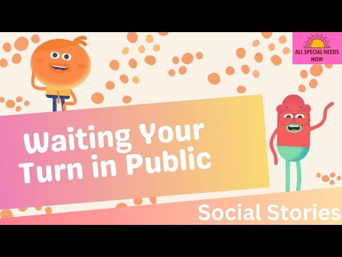Waiting My Turn in Public – A Social Story for Kids | Patience & Self-Control