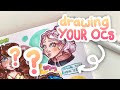 I DREW YOUR CHARACTERS In My Art Style Sketchbook Draw Chat With Me