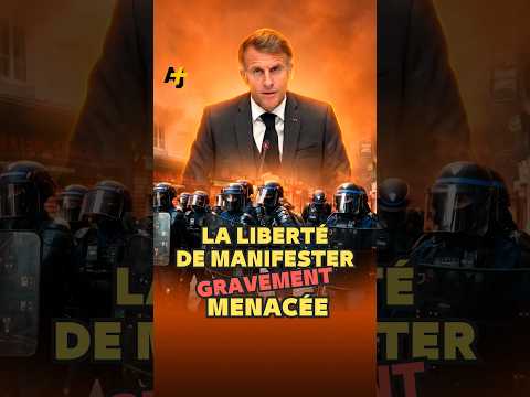 Emmanuel Macron s’oppose au droit de manifester