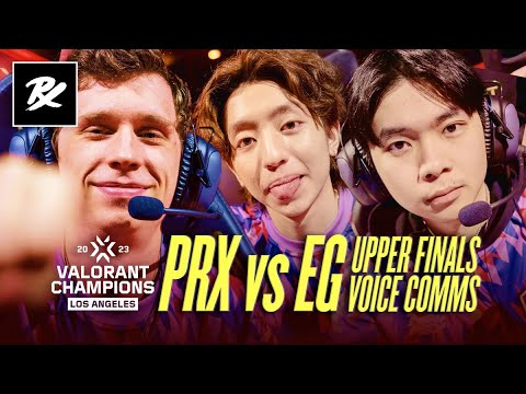 VALORANT Champions: Paper Rex vs Evil Geniuses (Upper Finals) | PRX Voice Comms #WGAMING