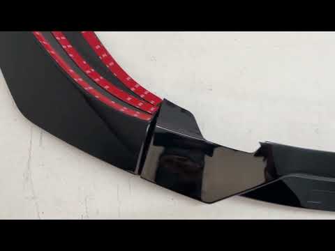 Fits Mercedes A-Class W177 2018-2022 Front Lip Splitter Spoiler Sport Gloss Black video