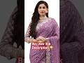 Stunning SIRIL Georgette Saree Sequined Embroidery Scalloped Border Shorts Short Shortvideo