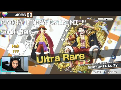 JANGAN DITIRU!!! Gacha LUFFY EXTREME 5000 RD dan 40 JUTA RUPIAH - One Piece Bounty Rush Indonesia