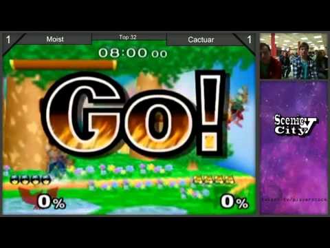 Scenic City V: Melee Singles - Moist(Captain Falcon) VS Cactuar(Marth/Fox)