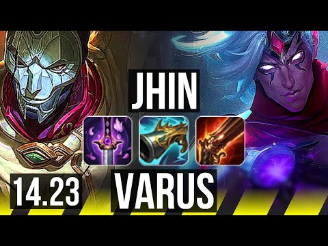 JHIN & Neeko vs VARUS & Karma (ADC) | KR Master | 14.23
