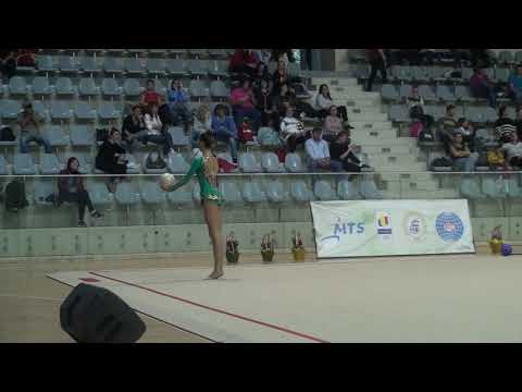 Denisa Barbus LPS Bihorul Oradea Senior Ball EF Romanian Rhythmic Gymnastics National Championship J