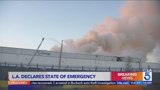 State of Emergency declared over Boyle Heights facility fire