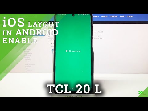 How to Apply iOS Launcher in TCL 20 L - Install iPhone Layout