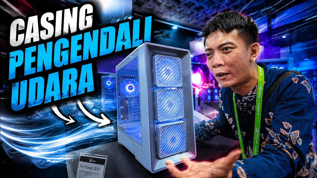 Casing PC yang bisa mengendalikan airflow #Computex2026