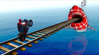 Spider-Man Rescue Mission with Hulk,Iron man vs Superman funny -GTA Animation