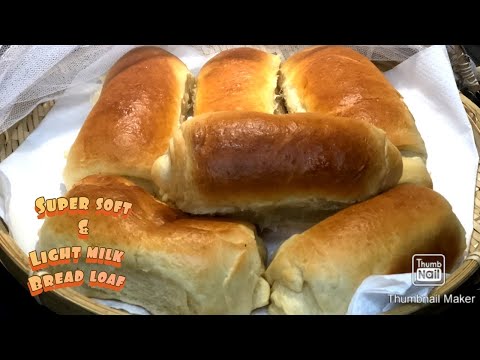 HOW TO MAKE EASY, SOFT AND  FLUFFY MILK LOAF BREAD