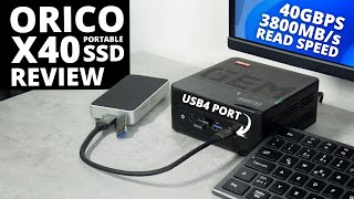 ORICO X40 REVIEW: The Fastest Portable SSD We've Tested!