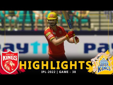 IPL - 2022 | 38th Match Highlights | PUNJAB KINGS vs CHENNAI SUPER KINGS | PBKS vs CSK