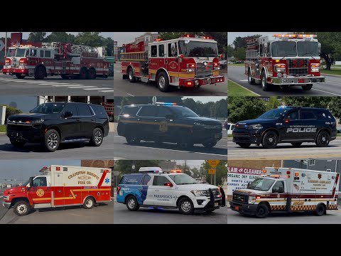 Fire Trucks, Police & Ambulances Responding Compilation #17: June 2025 Recordings