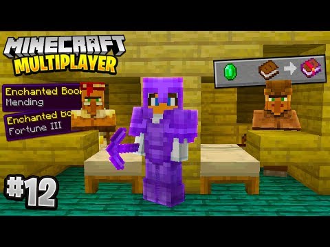 LUCKIEST VILLAGERS EVER in Minecraft Multiplayer Survival! (Episode 12)